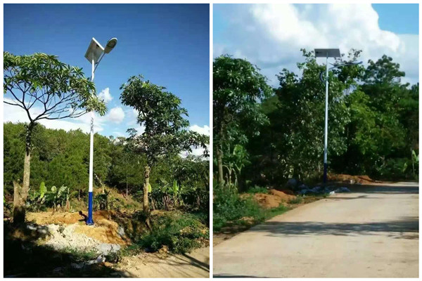 云南農村太陽(yáng)能路燈