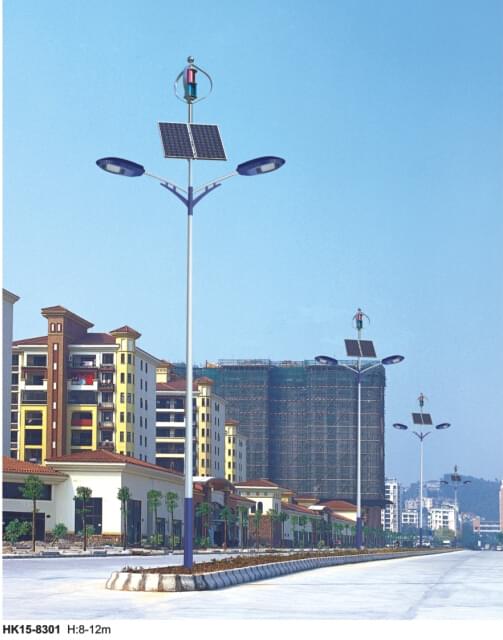 風(fēng)光互補太陽(yáng)能路燈