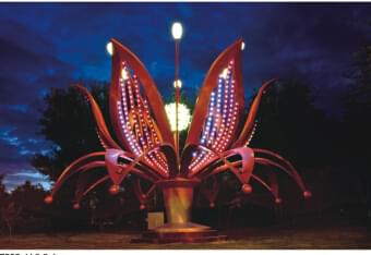 Led景觀(guān)燈裝飾美麗、繁華、熱鬧的中山