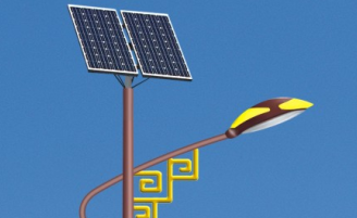 華可講解：Led太陽(yáng)能路燈主要由哪些部件組成？