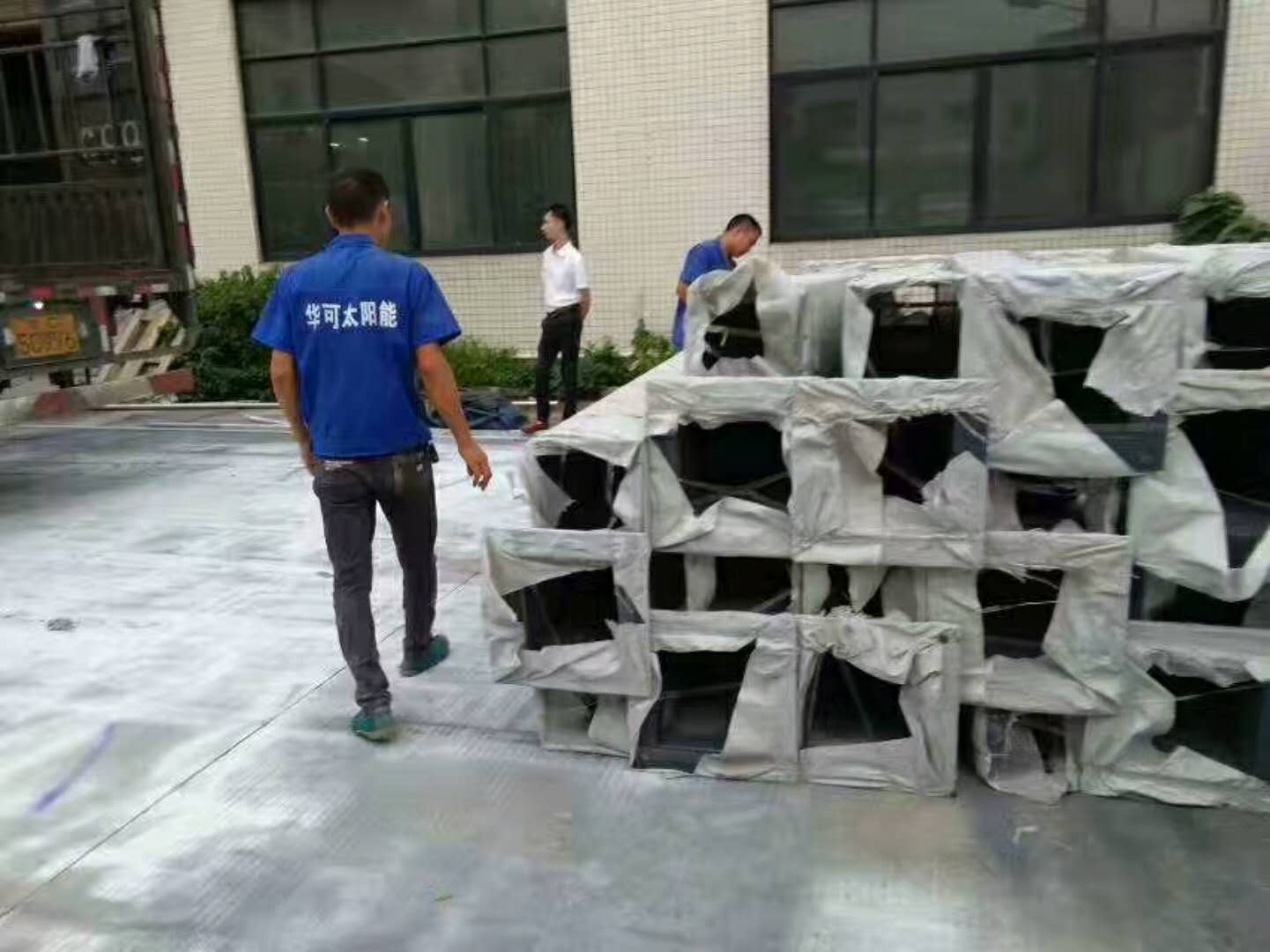 山東煙臺180套led景觀(guān)燈整車(chē)發(fā)貨中！